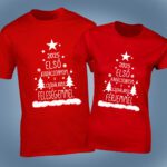 első karácsony páros póló