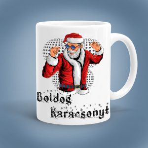 Boldog Karácsonyt. Egyedi Karácsonyi bögre.