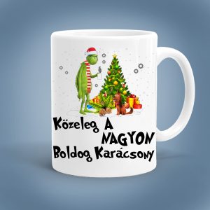 Közeleg A Nagyon Boldog Karácsony. Egyedi bögre.