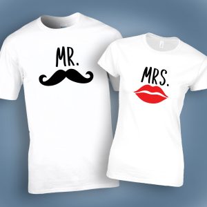 Mr. & Mrs. - páros póló