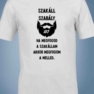 Szakáll szabály - feliratos póló