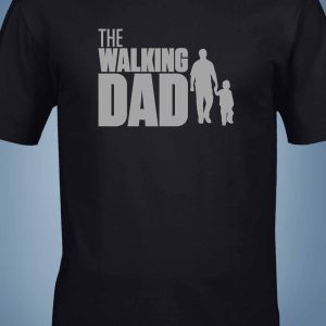 The Walking Dad+1 gyermek - családi póló